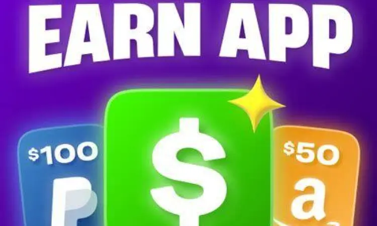 Tampilan antarmuka aplikasi penghasil saldo digital