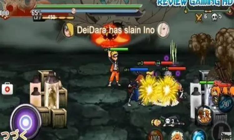 Strategi pertempuran tim dalam Naruto Senki