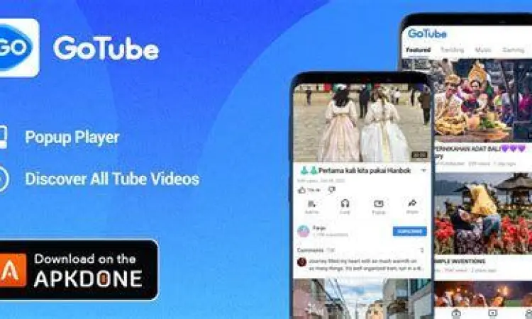 Daftar fitur unggulan aplikasi GoTube