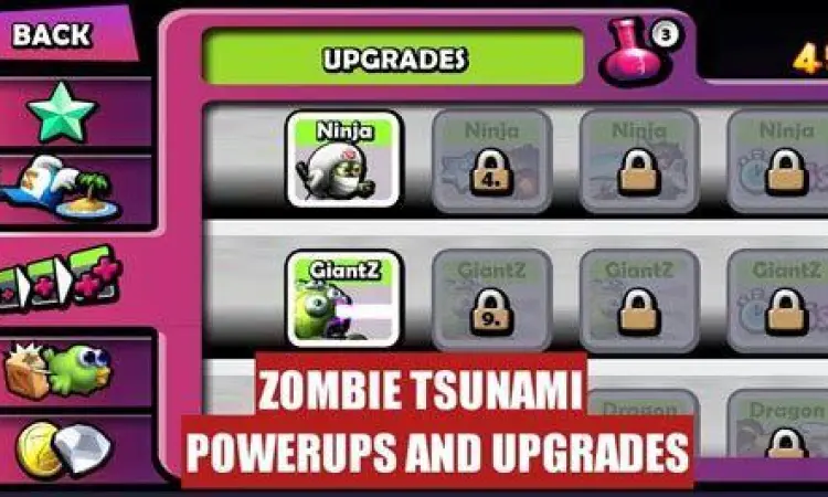 Power Up Zombie Tsunami daftar power up zombie tsunami