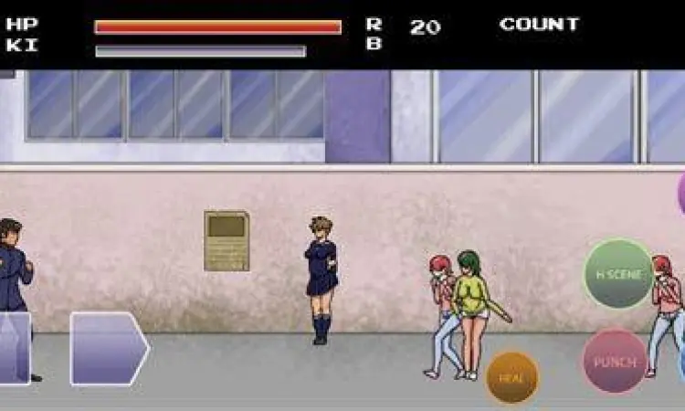 Aksi karakter utama dalam game College Brawl