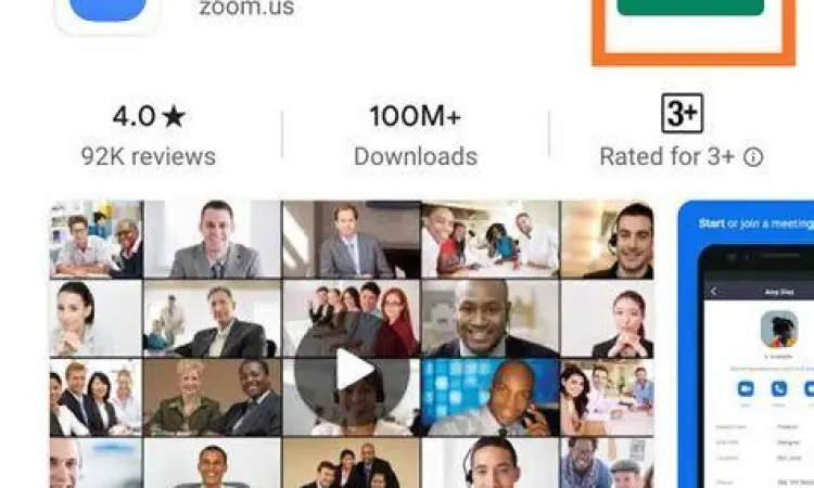 Download aplikasi zoom di smartphone Android dan iOS