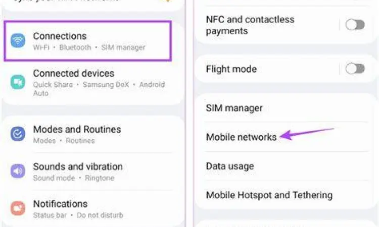 Pengaturan jaringan internet pada smartphone Android