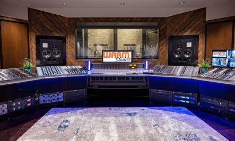 Setup studio rekaman audio