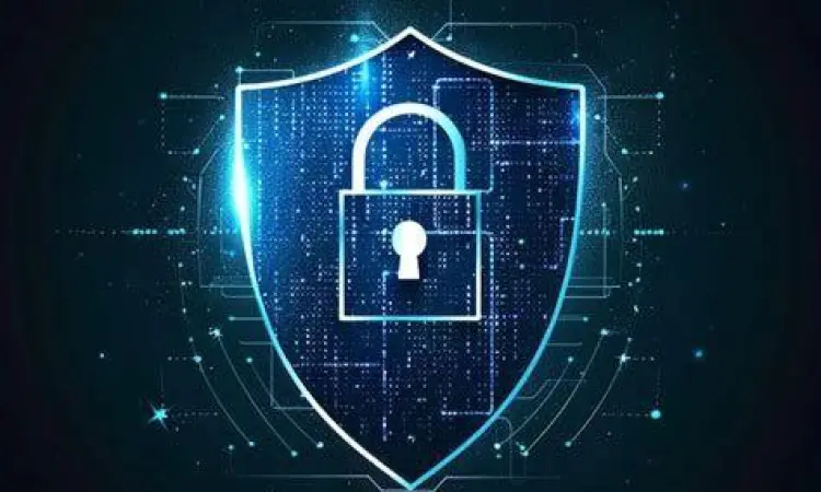 Perlindungan Data Simbol perlindungan privasi digital