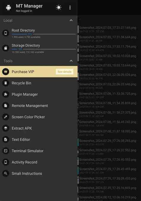 Signature Tool MT Manager Proses Signature APK di MT Manager
