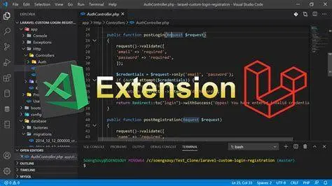 VS Code Extension Marketplace Antarmuka sistem ekstensi pada aplikasi coding VS Code