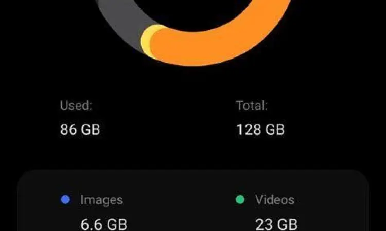Storage Management Manajemen penyimpanan musik di pengaturan smartphone