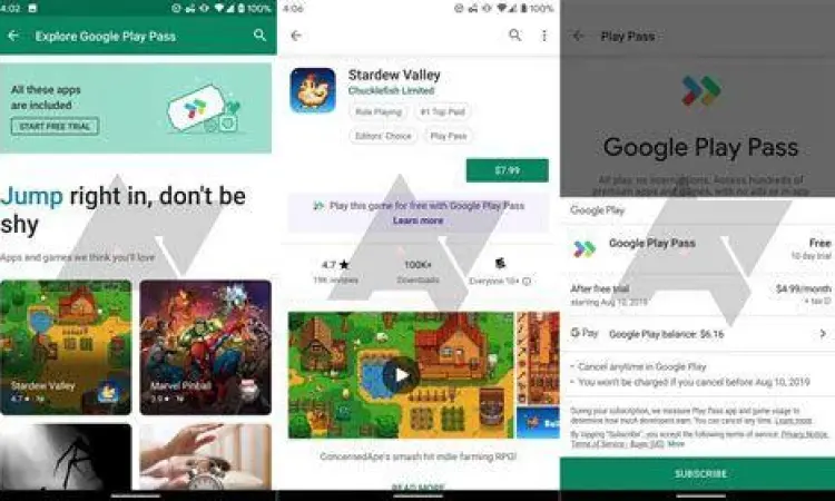 Layanan Google Play Pass untuk akses tanpa iklan