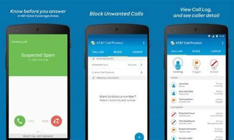 Blokir panggilan spam menggunakan aplikasi pelacak