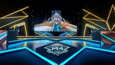 Turnamen MLBB Esports Suasana turnamen esports aplikasi Mobile Legend