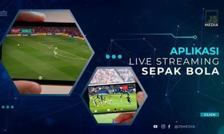 Interface Aplikasi Streaming Bola Tampilan antarmuka aplikasi streaming sepak bola