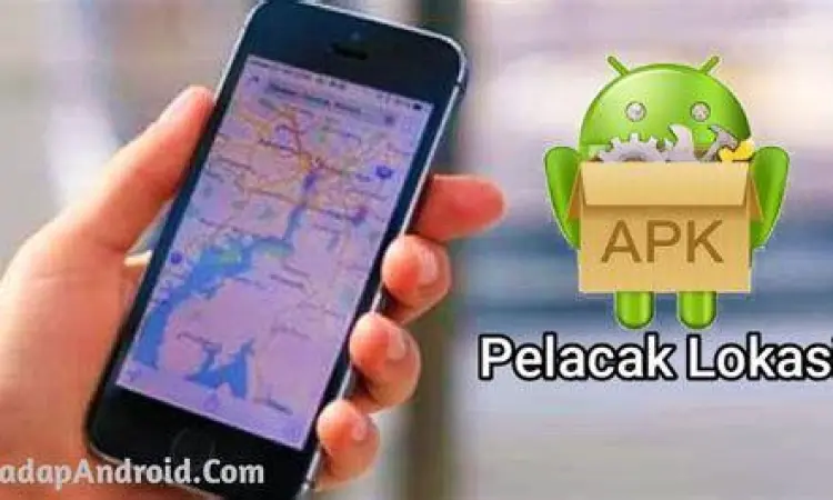 Antarmuka Pelacak GPS tampilan antarmuka aplikasi pelacak lokasi di smartphone