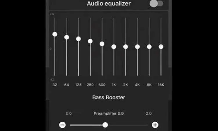 Setting Equalizer Pengaturan equalizer profesional di ponsel