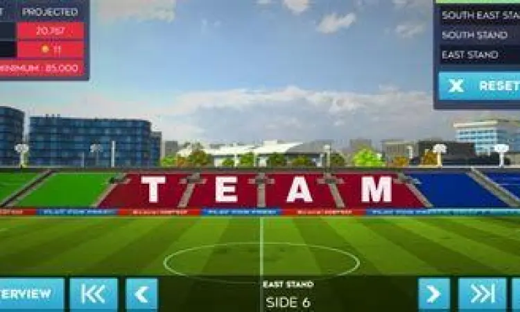 Menu kustomisasi stadion di DLS 2022