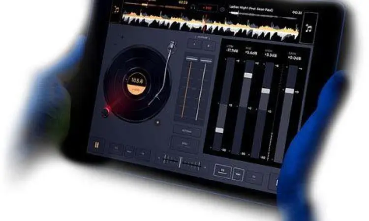 Setup DJ profesional menggunakan edjing mix mod apk