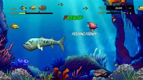 Feeding Frenzy Power Ups Berbagai jenis power ups di game Feeding Frenzy