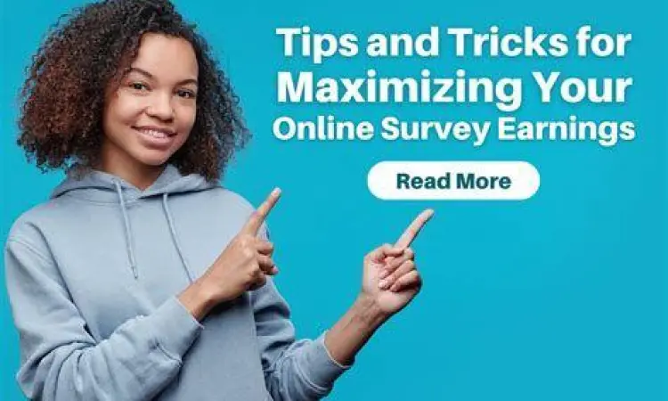 Ilustrasi mengisi survei online untuk uang