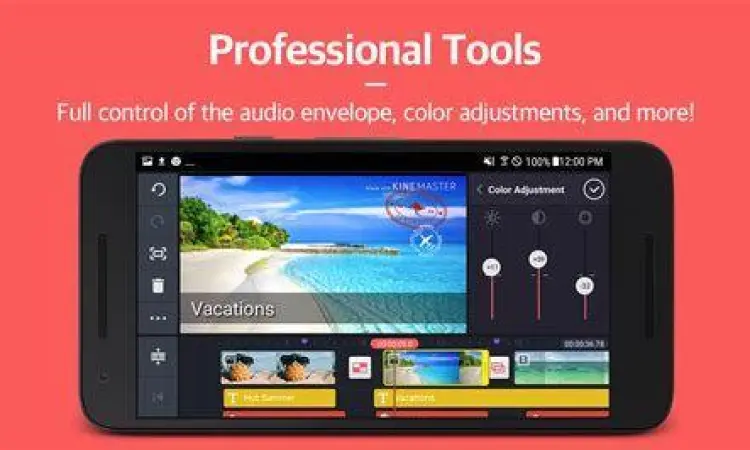 Fitur Utama Kinemaster Pro Aplikasi edit video tanpa watermark Kinemaster