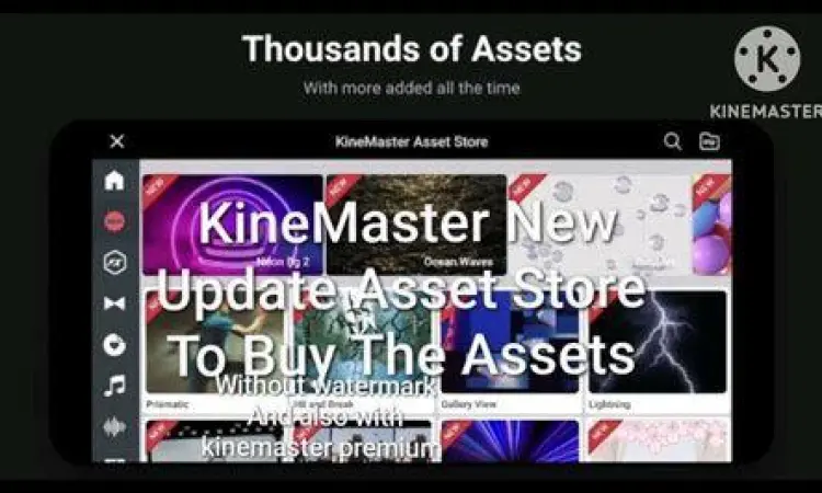 Koleksi Aset Kinemaster Aset premium dalam aplikasi edit video tanpa watermark