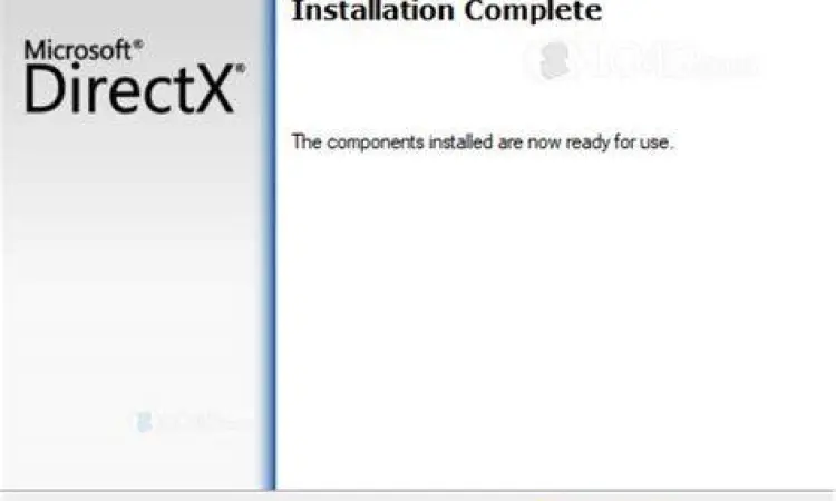 Proses download DirectX End User Runtime