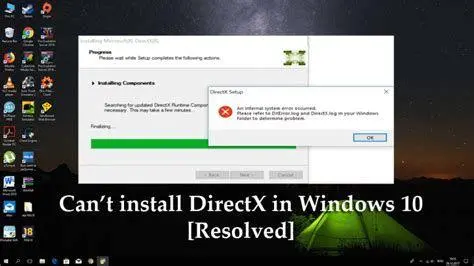 Solusi Error DirectX Cara memperbaiki error d3dx9_43.dll di Windows 10