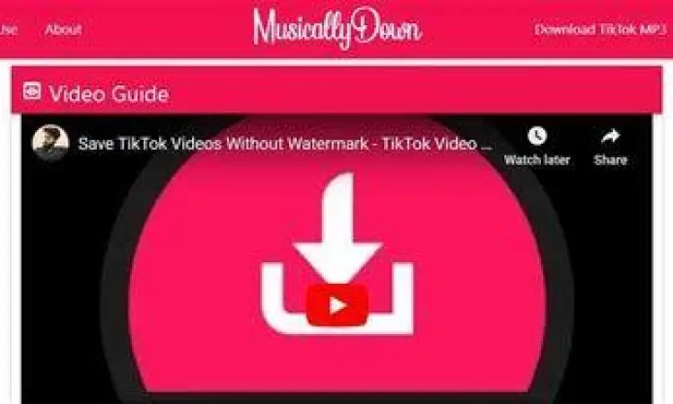 Cara Pakai MusicallyDown Panduan menggunakan MusicallyDown untuk download video