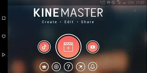 Fitur Editing Kinemaster Antarmuka pengeditan Kinemaster Mod Pro