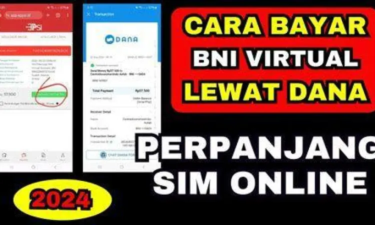 Pembayaran SIM Online Metode pembayaran aplikasi SIM online