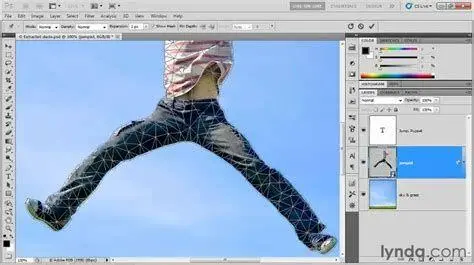 Puppet Warp Tool Photoshop CS5 Penggunaan Puppet Warp Tool untuk manipulasi objek fleksibel