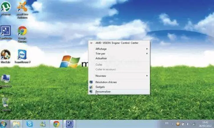 Sistem Operasi Windows 7 Antarmuka desktop Windows 7 yang ikonik