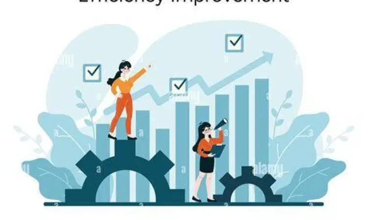 Pertumbuhan Bisnis dan Inventaris Ilustrasi pertumbuhan bisnis dengan manajemen inventaris yang baik