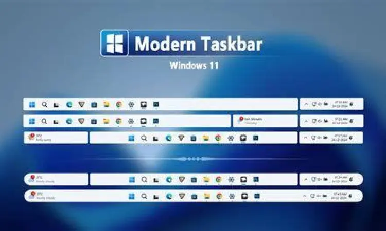 Tampilan modern Windows 11 sebagai alternatif