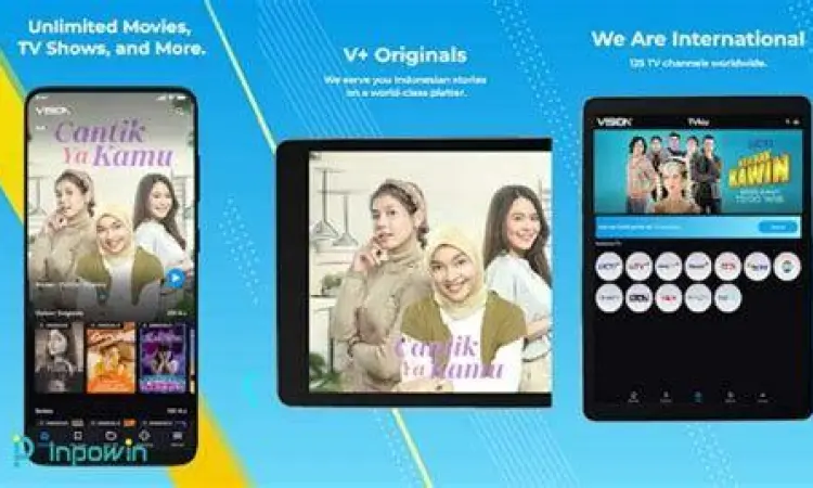 Antarmuka Aplikasi TV tampilan antarmuka aplikasi streaming tv lokal