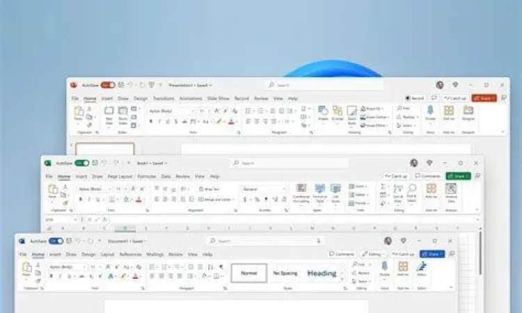 Halaman Setup Microsoft Tampilan halaman setup Microsoft Office resmi