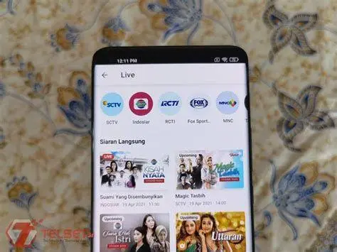 Hiburan di Genggaman Menonton siaran televisi di smartphone Android