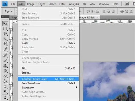 Fitur Content Aware Scaling Demo fitur Content Aware Scaling di Photoshop CS4