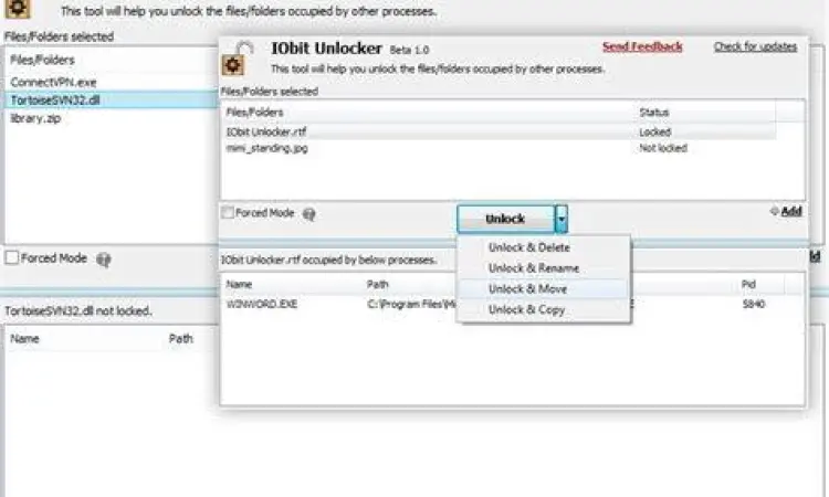 IObit Unlocker Terbaru Tampilan aplikasi IObit Unlocker terbaru