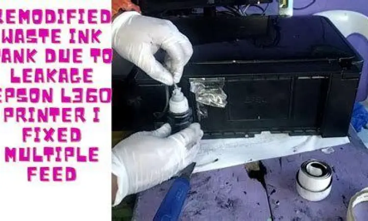 Modifikasi pembuangan tinta eksternal printer Epson