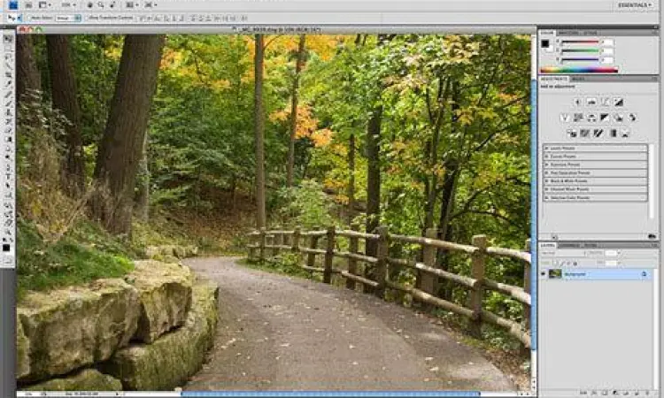 Interface Photoshop CS4 Fitur utama dalam Photoshop CS4