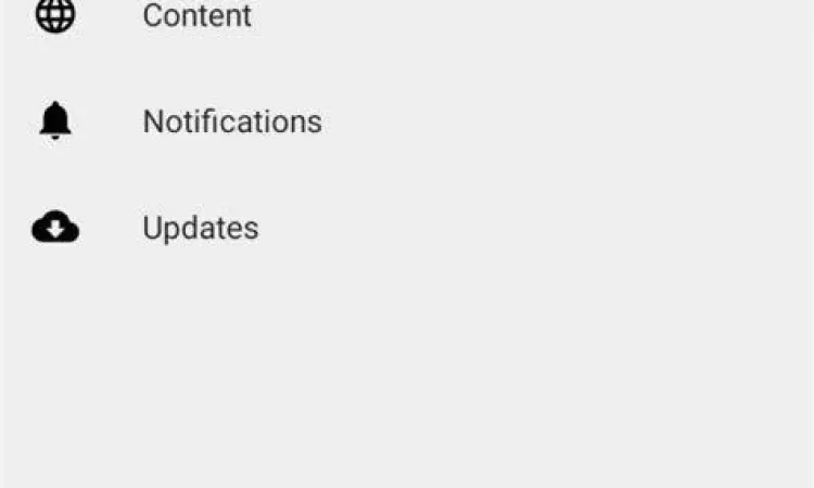 Tampilan antarmuka aplikasi NewPipe yang minimalis