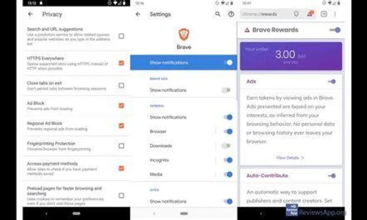 Menggunakan Brave Browser untuk menonton youtube tanpa iklan di ponsel