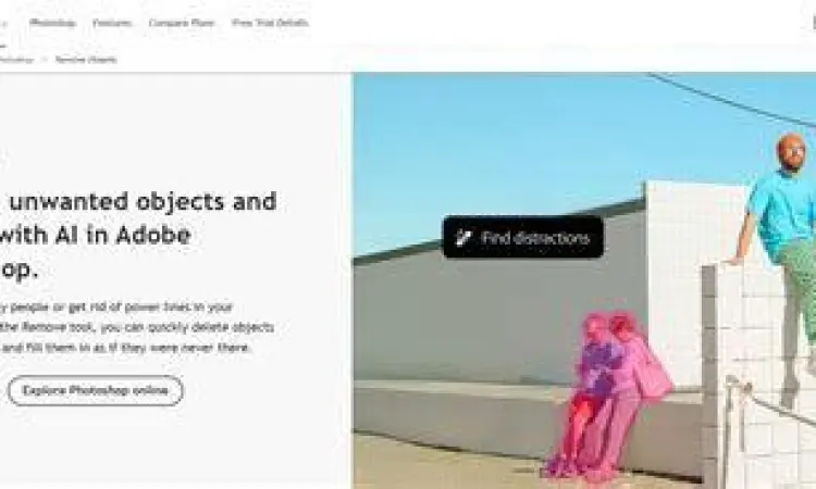 Langkah Edit Foto Adobe Express Tutorial menghapus objek dengan Adobe Express