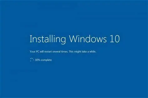 Proses Instalasi Windows 10 Tahap awal proses instalasi Windows 10 dari USB