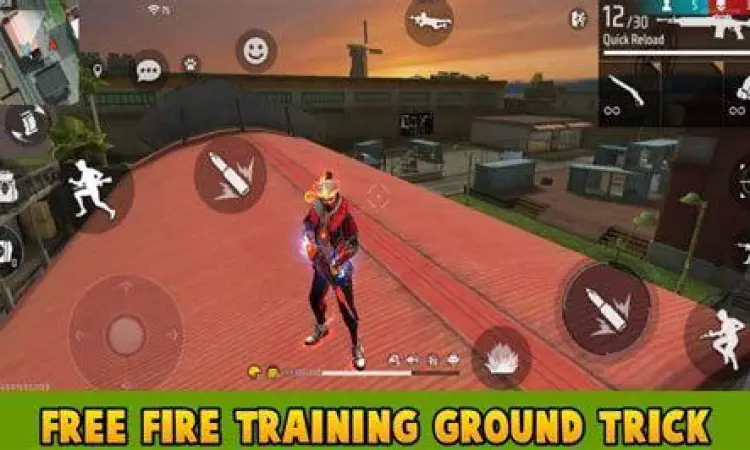 Latihan Pro Player FF Latihan aim di training ground Free Fire