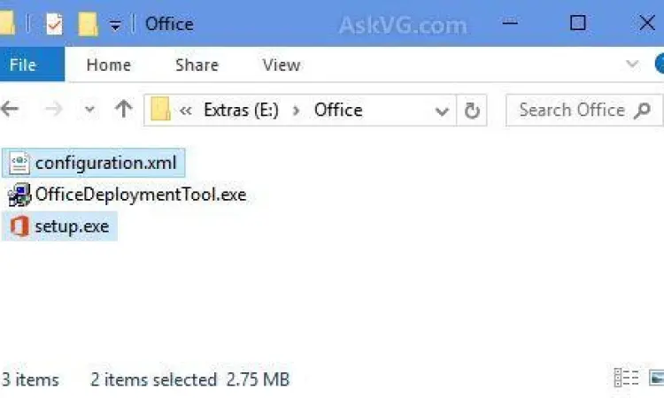 Metode Instalasi ODT Konfigurasi XML untuk Office Deployment Tool