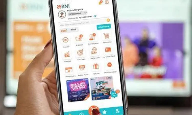 Fitur utama aplikasi BNI mobile banking