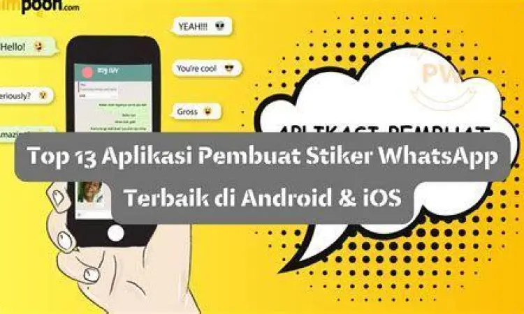 Interface Aplikasi Stiker WA Antarmuka aplikasi buat stiker wa dengan fitur editing