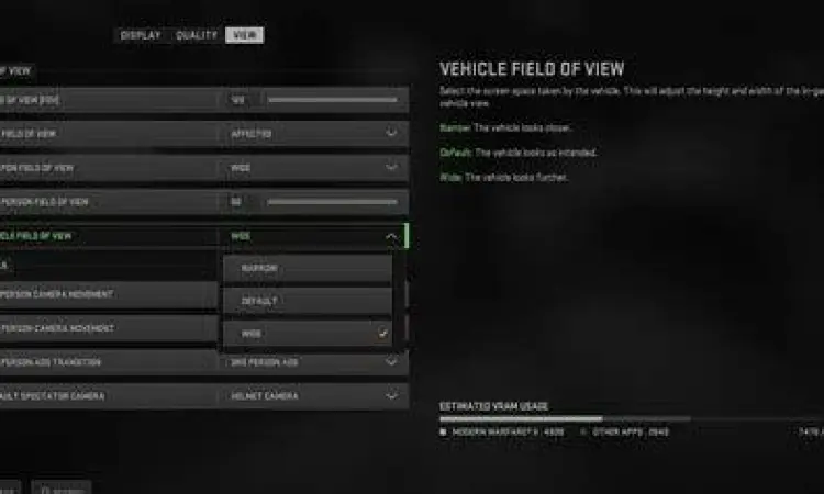 PC Graphics Settings Menu pengaturan grafis game PC lama