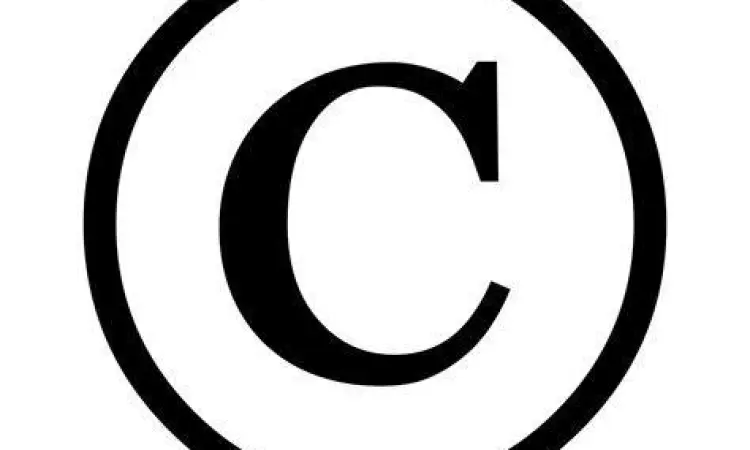 Legalitas Konten Simbol hak cipta digital